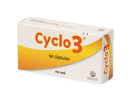 Cyclo 3, 150+150+100/mg (x60 cápsulas)