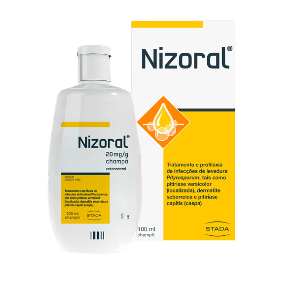 Nizoral, 20 mg/g champô frasco - 100ml