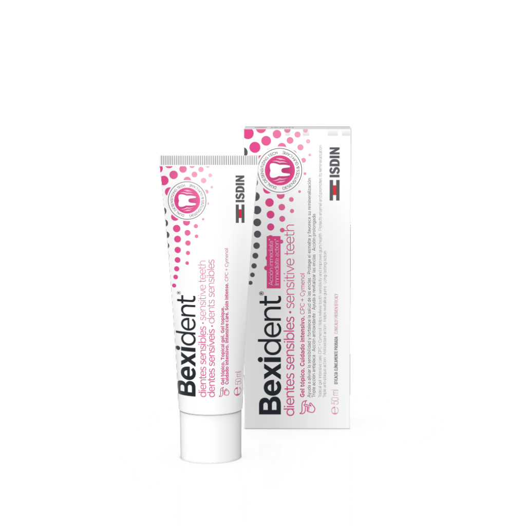 ISDIN Bexident Dentes Sensíveis 50ML - Gel tópico para aliviar a sensibilidade dentária e com ação antiplaca
