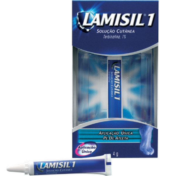 Lamisil 1, 10 mg/g  solução cutânea - 4ml