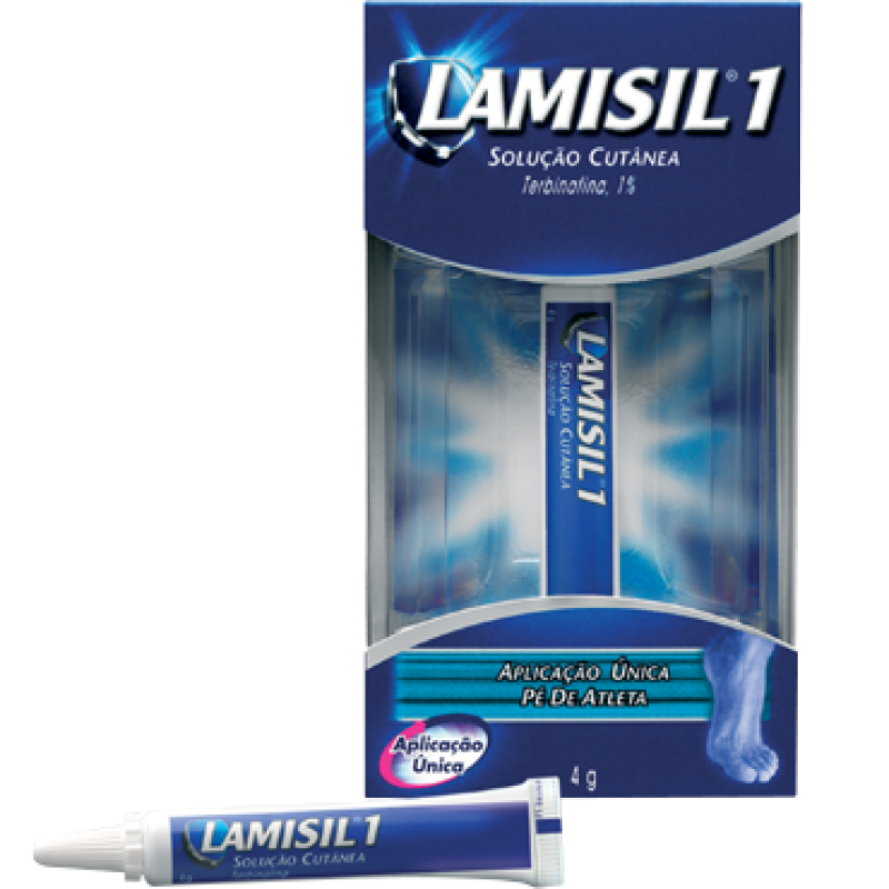 Lamisil 1, 10 mg/g solução cutânea - 4ml
