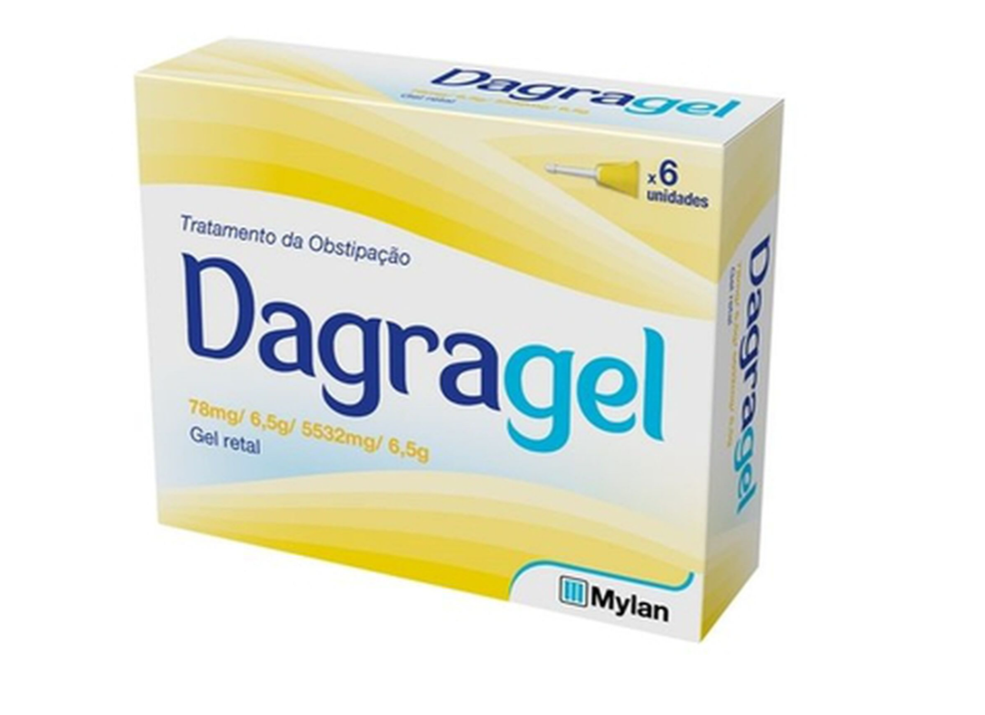 Dagragel, 0,078/5,532 g  gel rectal bisnaga (x6 unidades)