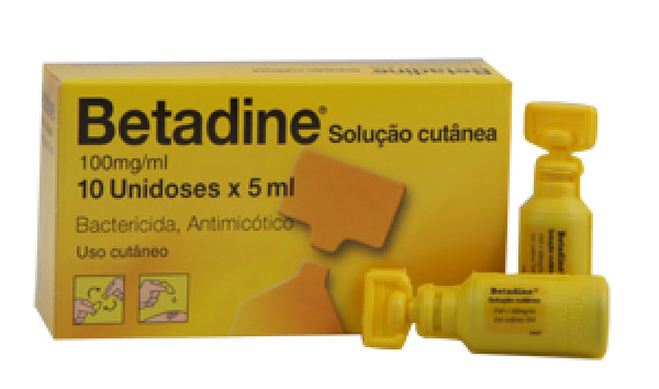 Betadine solução cutânea (x10 unidades)