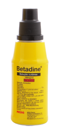 Betadine solução cutânea - 125ml