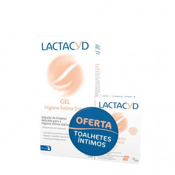 Lactacyd Intimo Emulsão - 400ml + Toalhetes (x10 unidades) PROMOÇÃO