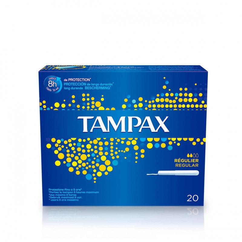 Tampax Regular Tampão Aplicador (x20 unidades)