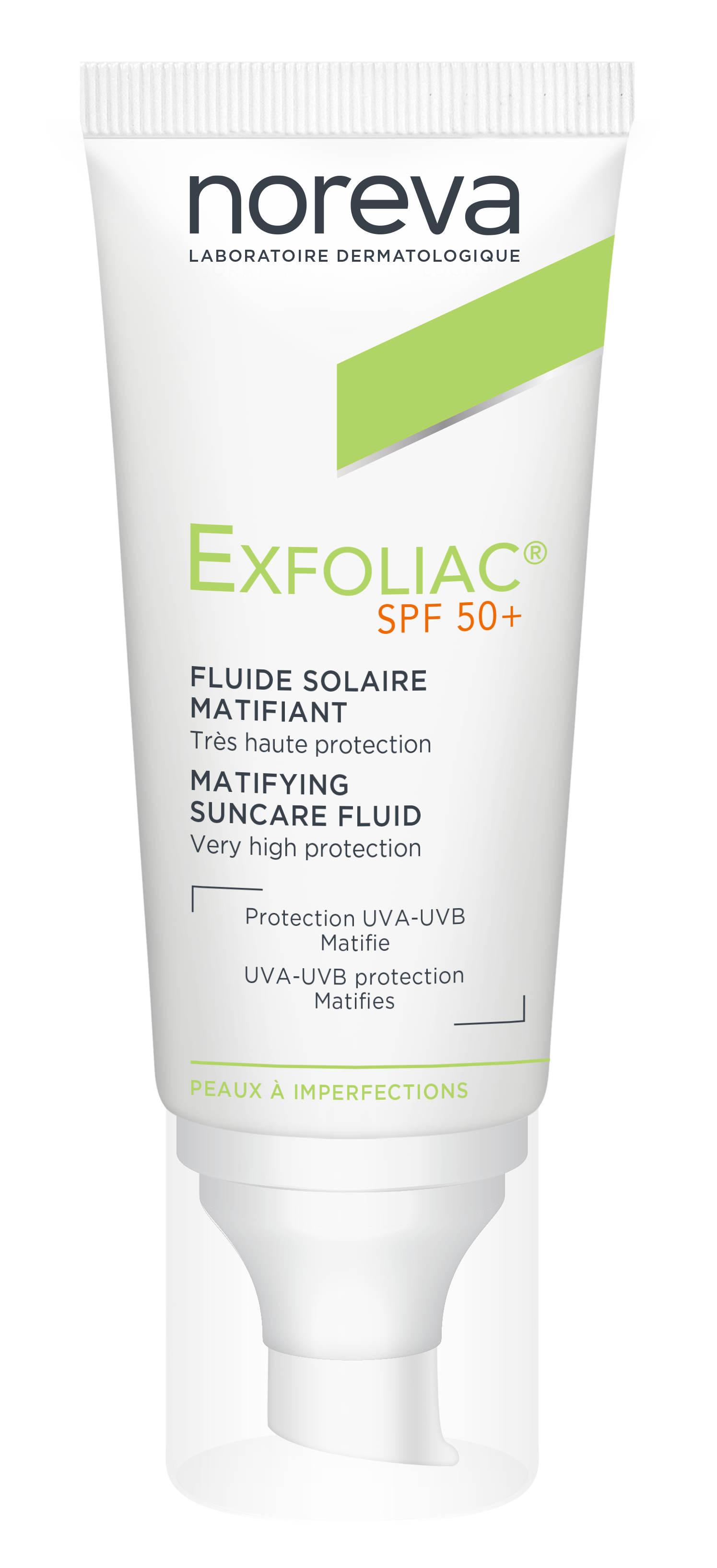 Noreva_Exfoliac Fluido Solar SPF50+ Rosto  - 40ml