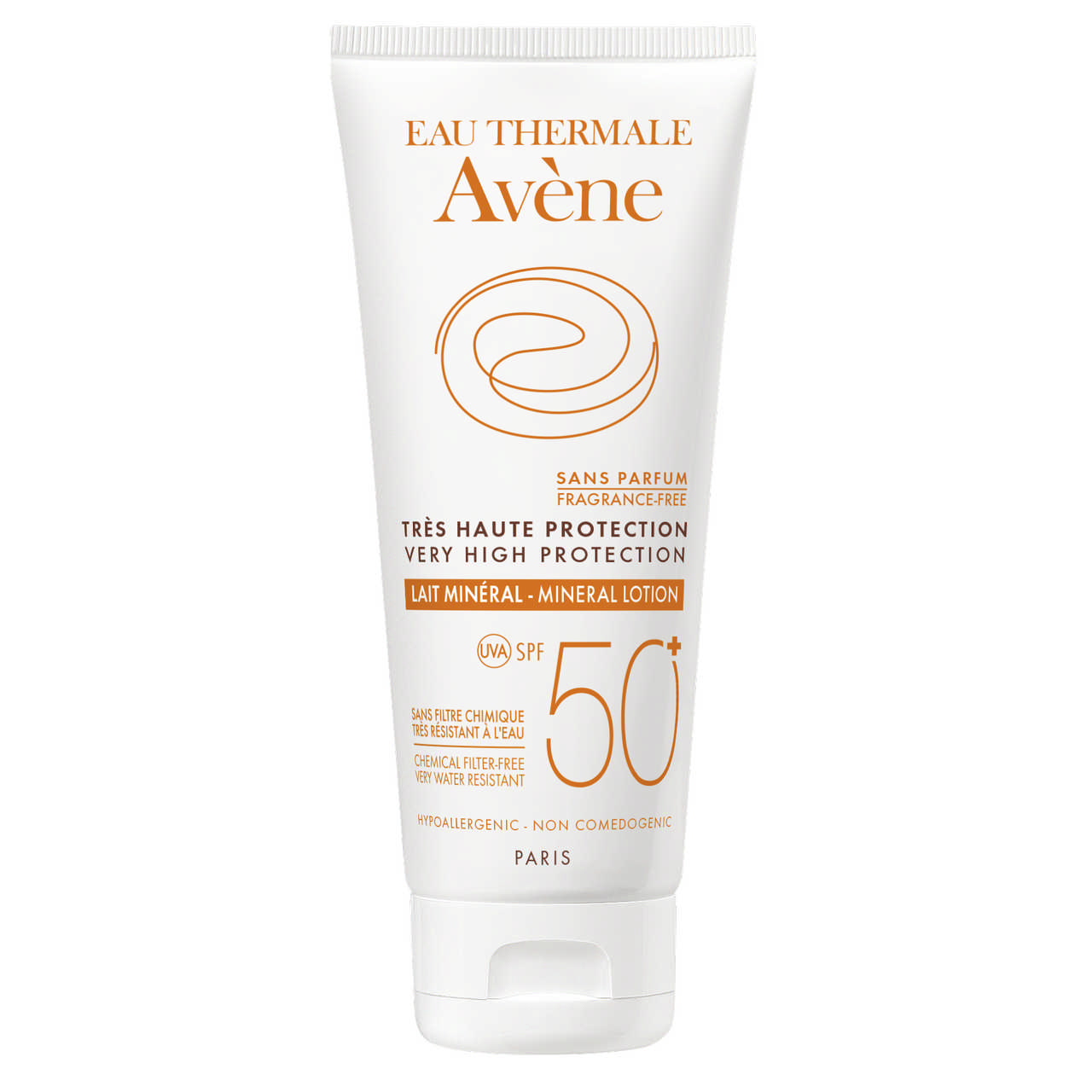 Avène Solar Leite SPF50+ Mineral - 100 ml