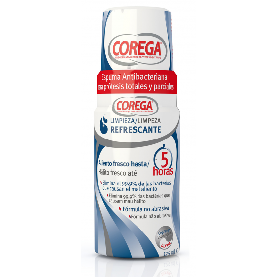 Corega Espuma Limpeza Prótese - 125ml