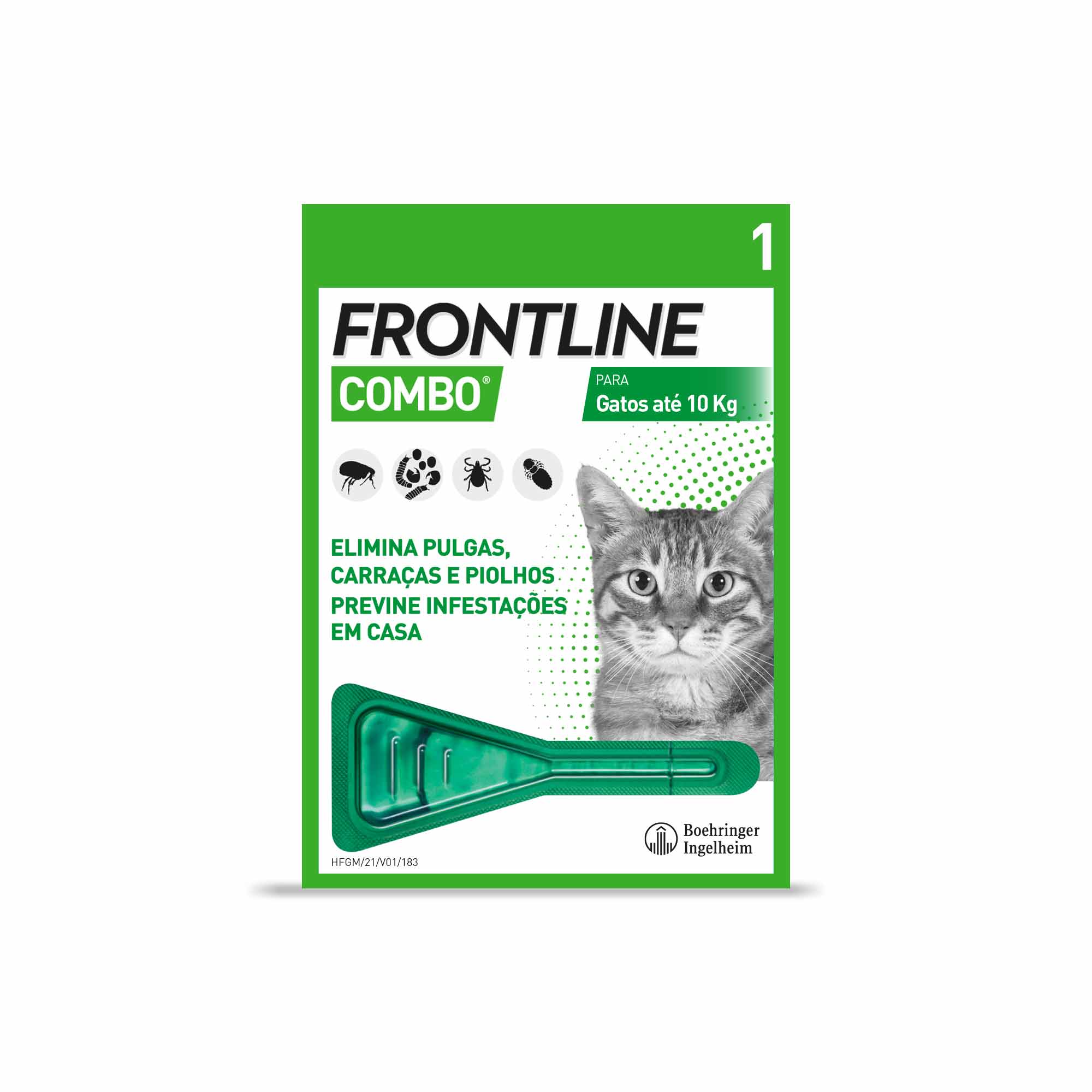Frontline Combo Solução Tópica Gato - 0,5ml (x1 unidade)