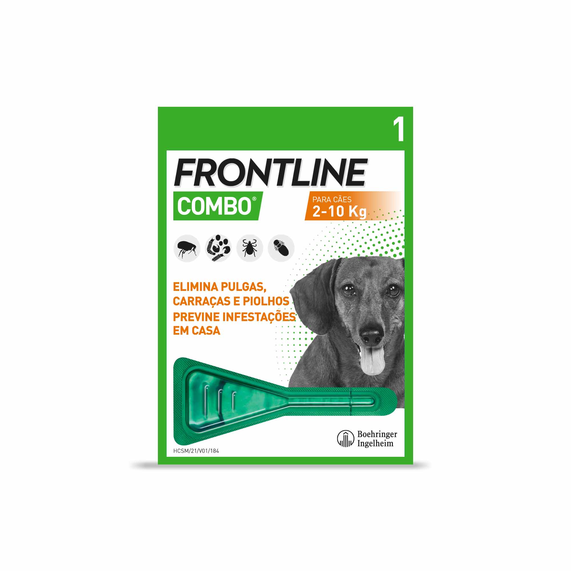 Frontline Combo Solução Cão _ 2-10kg - 0,67ml (x1 unidade)