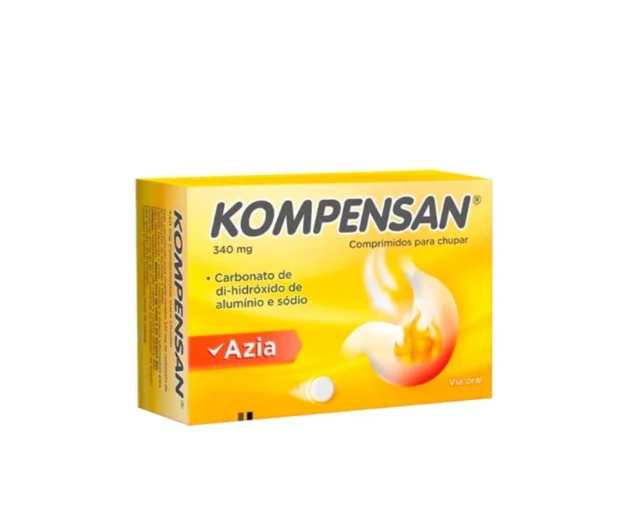 Kompensan, 340 mg (x60 comprimidos mastigaveis)