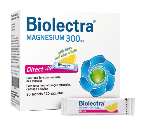 Biolectra Magnésio 300 Direct (x20 saquetas)