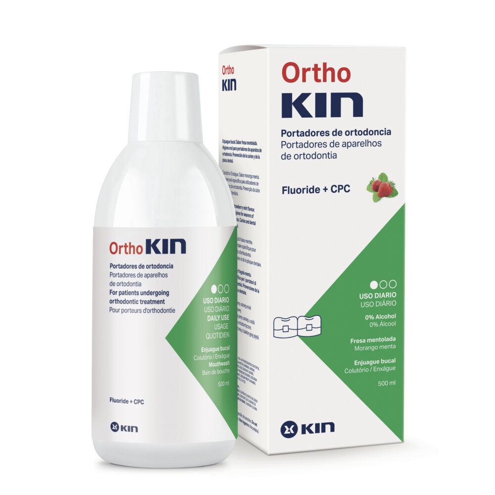 Ortho Kin Colutório Morango/Menta - 500ml