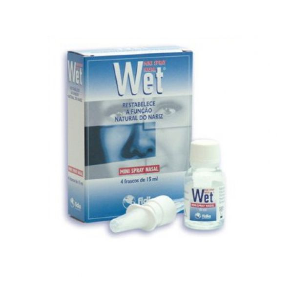 Wet Mini Spray Nasal - 15ml (x4 unidades)