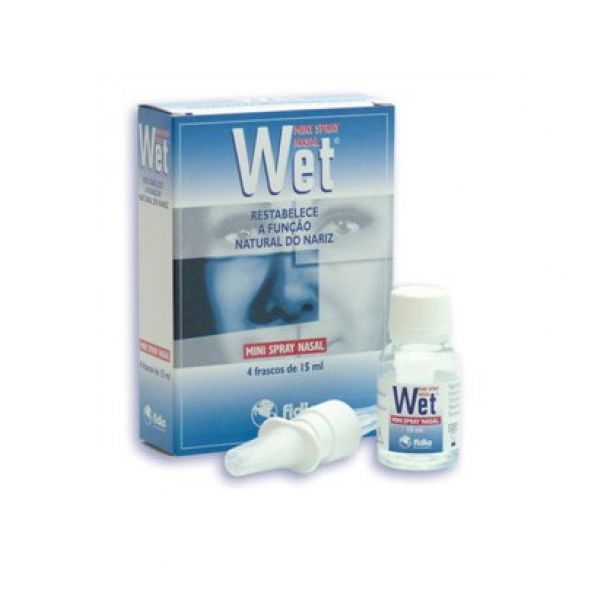 Wet Mini Spray Nasal - 15ml (x4 unidades)