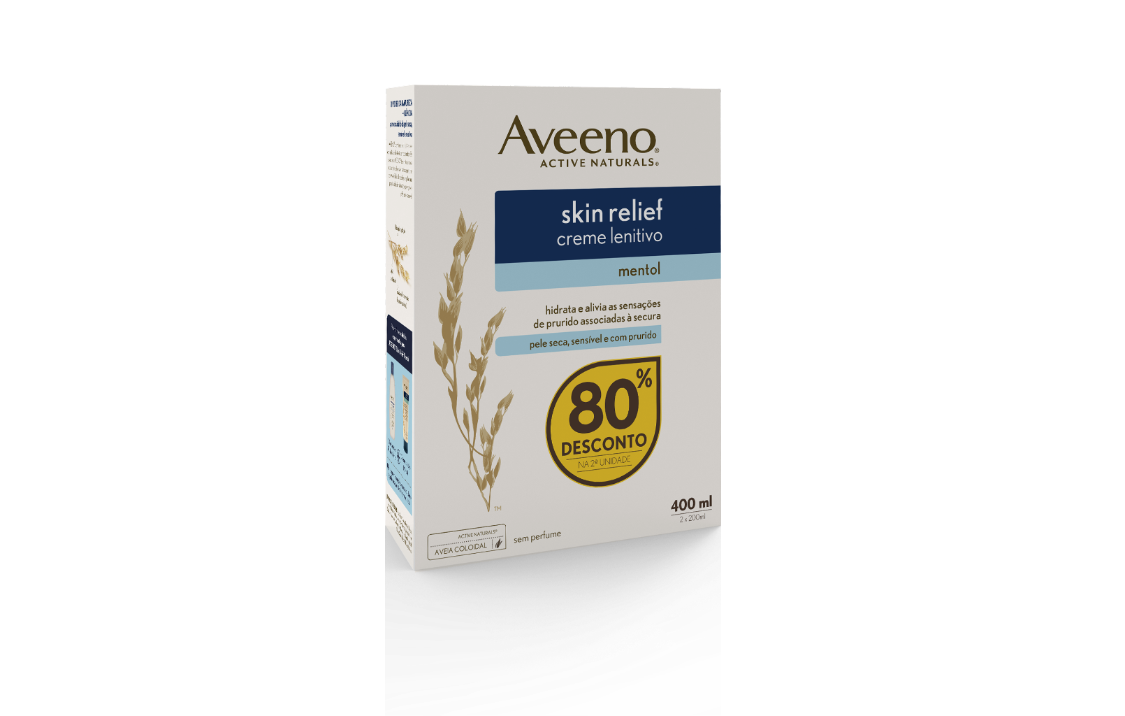 Aveeno Skin Relief Creme Mentol 200mL (x2 unidades) Promoção