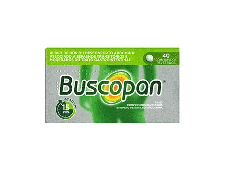 Buscopan, 10 mg (x40 comprimidos revestidos)
