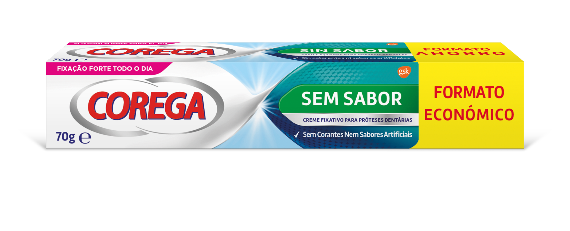 Corega  Creme Fixador Prótese s/ Sabor - 70g