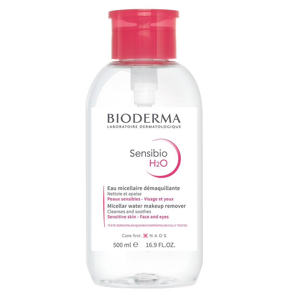Sensibio Bioderma Solução Micelar H2O Pump Reverse - 500ml