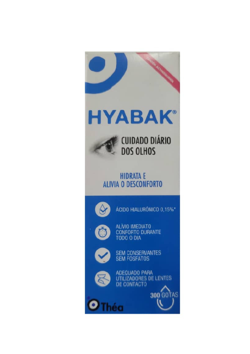 Hyabak Hipotónico Solução Lentes/Olhos - 10ml