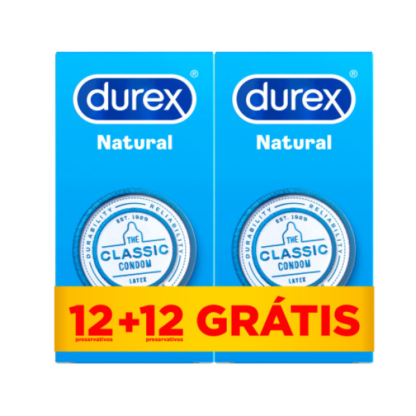 Durex Natural Plus (x12 preservativos) DUO
