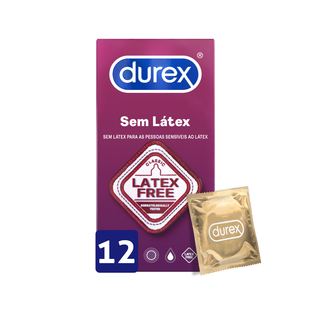 Preservativos sem Latex (12 Unidades) - Durex