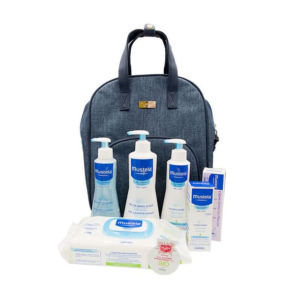 Mustela Bebé_ Mochila Maternidade_ AZUL