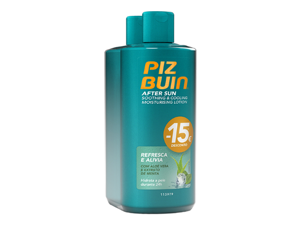 Piz Buin After Sun Loção Suavizante e Refrescante - 200ml (x2 unidades Pack)