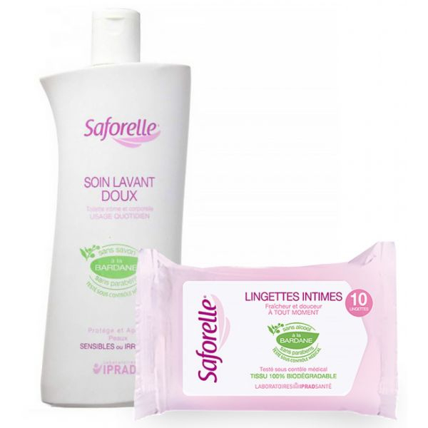 Saforelle Solução Lavagem - 250ml + Oferta 10 toalhetes