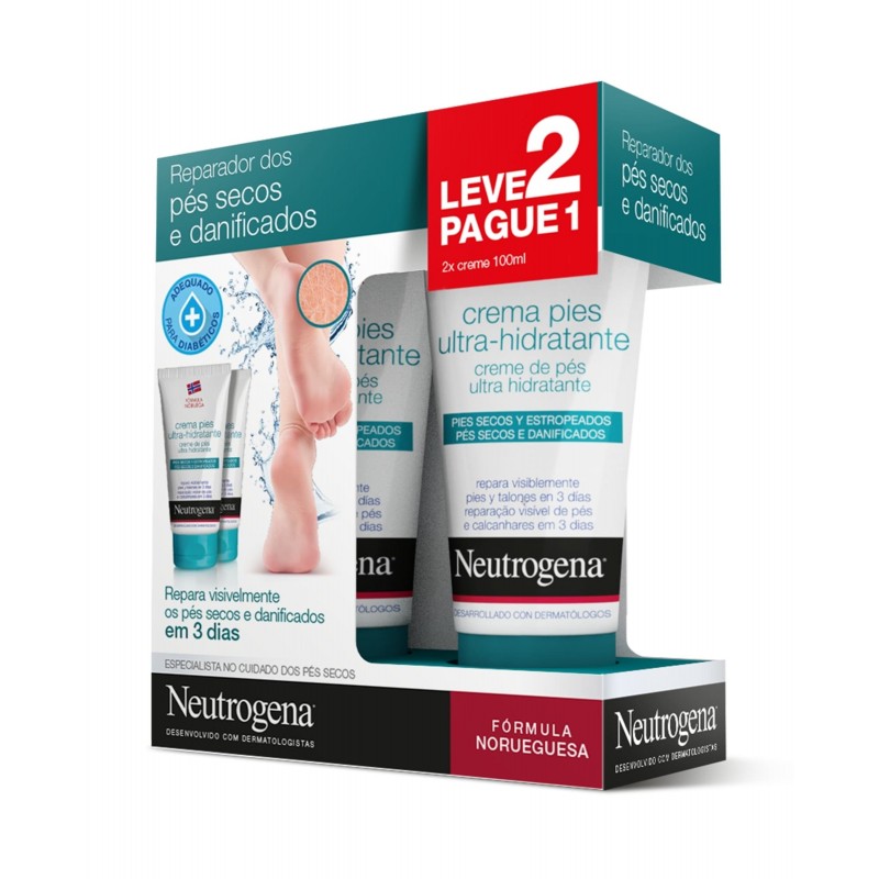 Neutrogena Pés Creme Ultra Hidratante c/ Oferta 2ª Embalagem