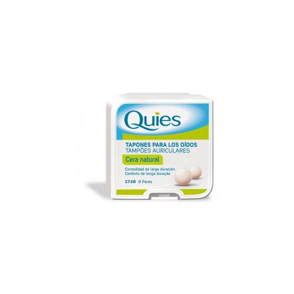 Quies Tampão Otorrino Cera Natural  (x16 unidades)