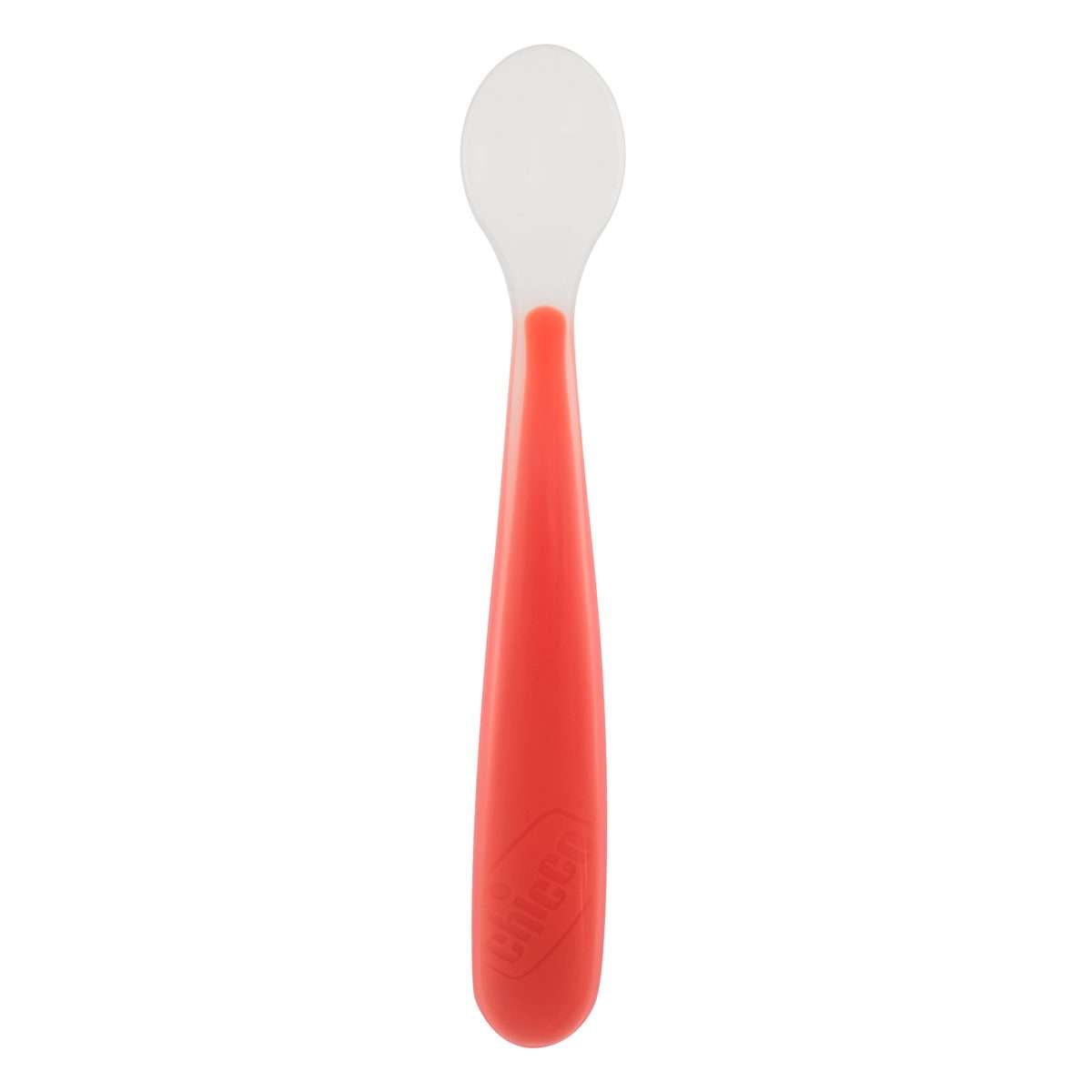 Chicco Colher Silicone_ Vermelha_6m+