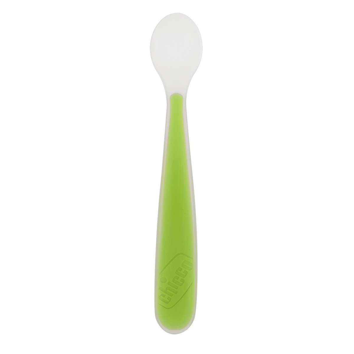 Chicco Colher Silicone_ Verde_ 6m+
