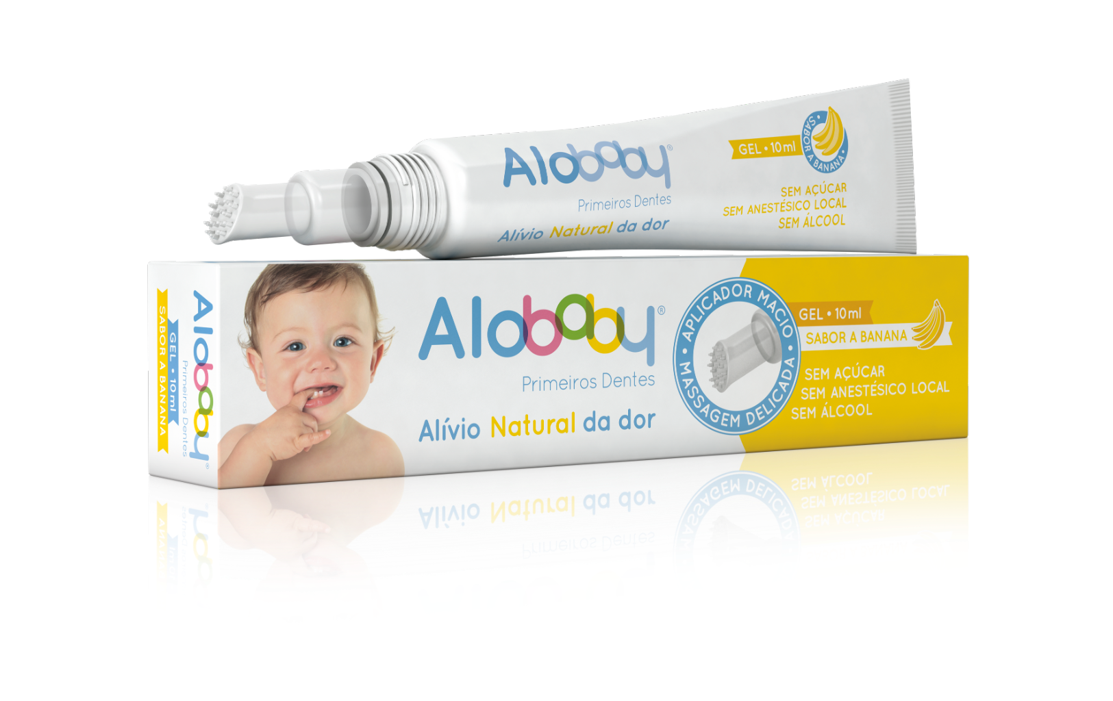 Alobaby Primeiros Dentes Gel Banana - 10ml