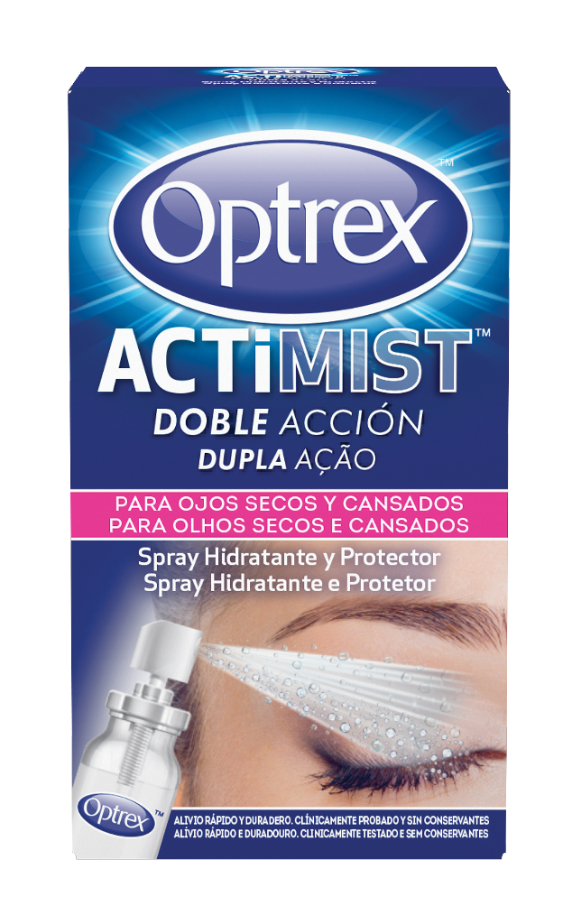 Optrex Actimist 2 em 1 Spray Olhos Secos - 10ml