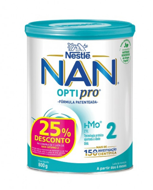 Nan 2  Leite Transição - 800g