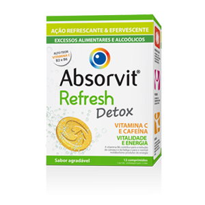 Absorvit Refresh Detox Comprimidos Efervescentes (x12 unidades)