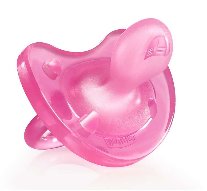 Chicco Chupeta Physio Soft Silicone Rosa 6-12meses