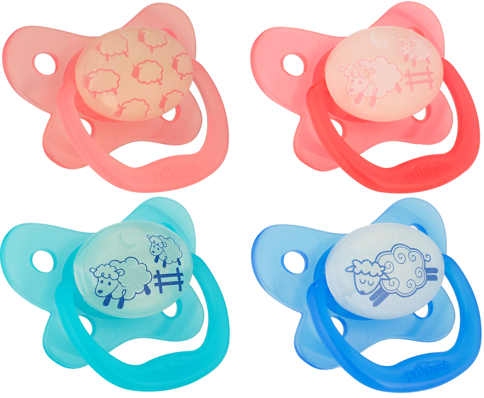 Dr Browns Chupeta Brilha Escuro_ 0-6meses