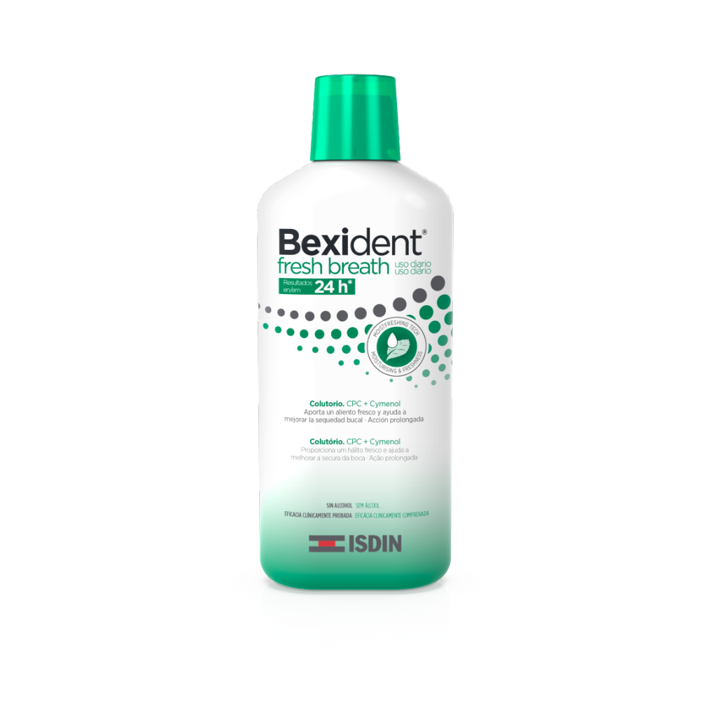 ISDIN Bexident Fresh Breath 500ML - Colutório de uso diário para hálito fresco