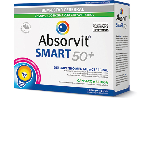 Absorvit Smart 50+ Ampolas - 10ml (x30 unidades)