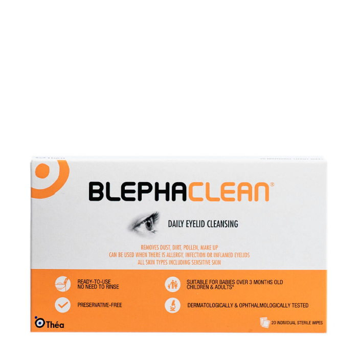 Blephaclean Toalhetes Esterilizadas Pálpebras (x30 unidades)