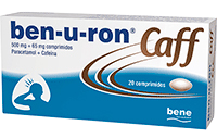 Ben-u-ron Caff, 500/65 mg (x20 comprimidos)