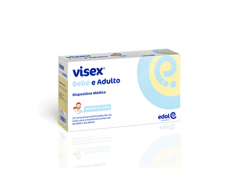 Visex Bebé e Adulto Compressa Estéril Periocular (x20 unidades)