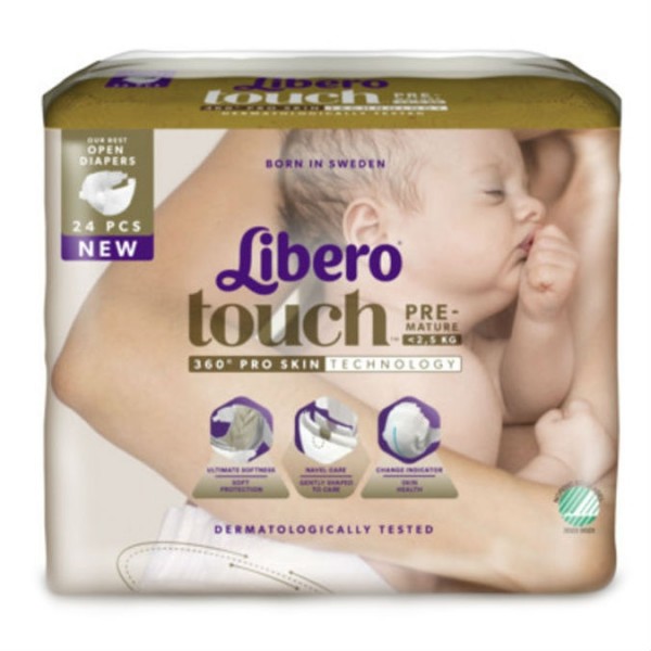Libero Baby Comfort Fraldas_ Prematuro (x24 unidades)