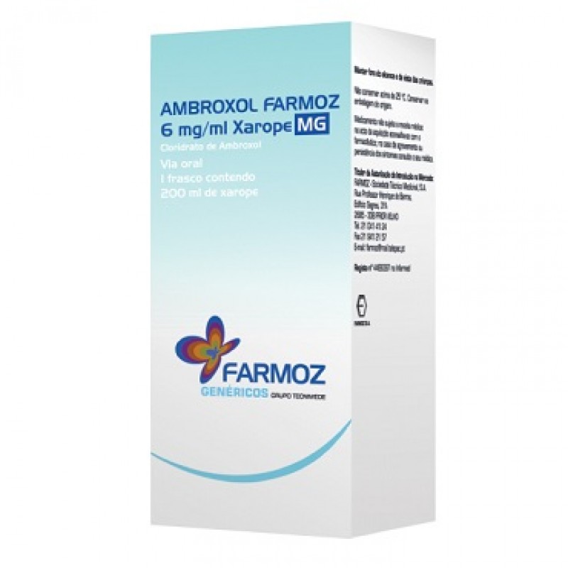 Ambroxol Farmoz MG, 6 mg/mL-200 mL x 1 xar medida