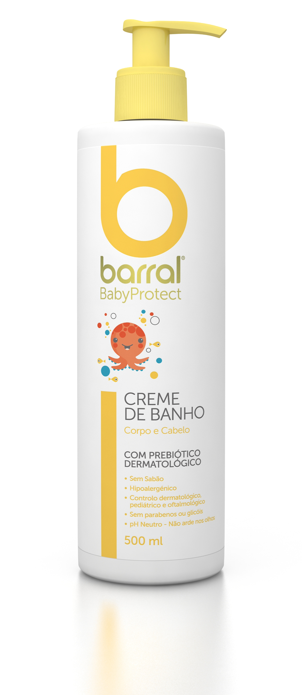 Barral Babyprotect Creme Banho - 500ml