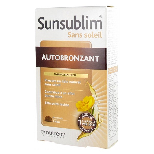 Nutreov_Sunsublim Autobronzeador (x28 Cápsulas)