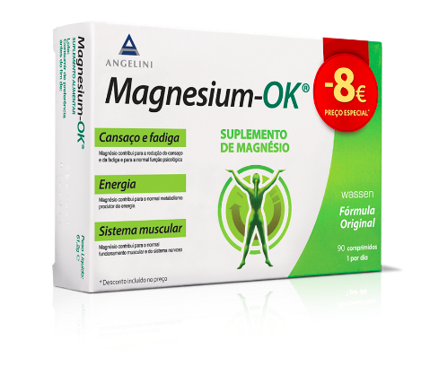 Magnesium Ok  Comprimidos (x90 unidades) Promoção